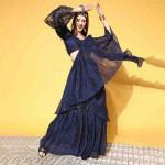 Navy Blue Ready to Wear Saree