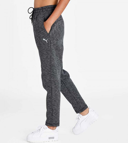 "Women Textured Full-Length Track Pants "