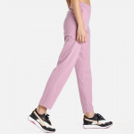 "Women Solid Full-Length Elasticated Track Pants "