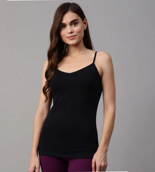 Women Black Solid Camisole